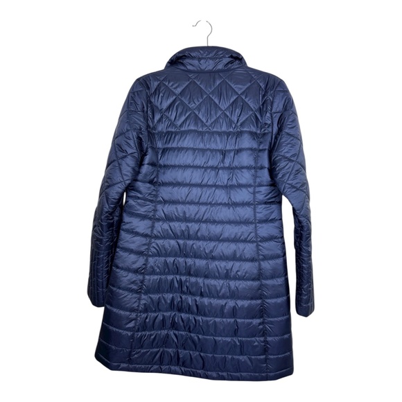 Patagonia Radalie Parka Jacket Women’s M Blue Insulated Long Coat 27695 - Picture 2 of 2